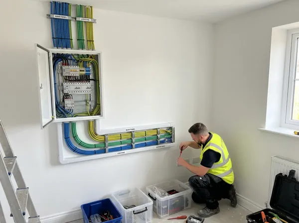 Nový rozvaděč po opravě