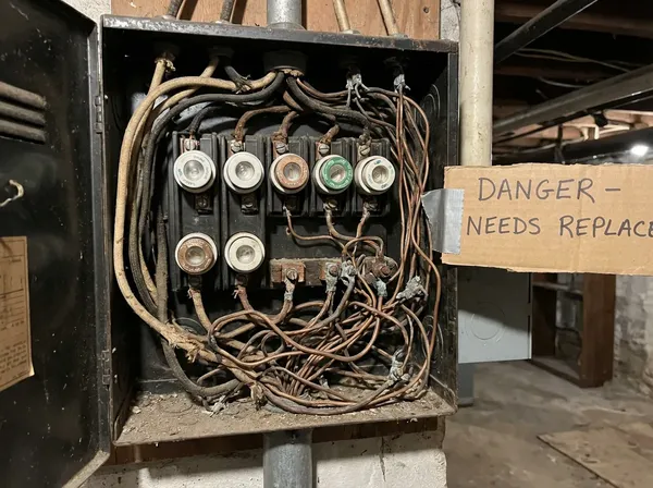 Stará elektroinstalace